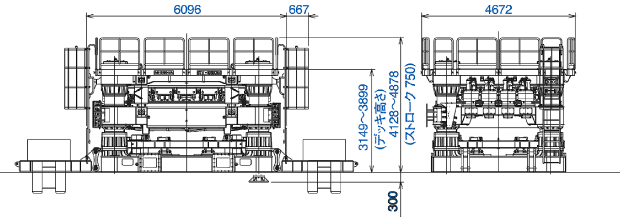 寸法図（側面図）